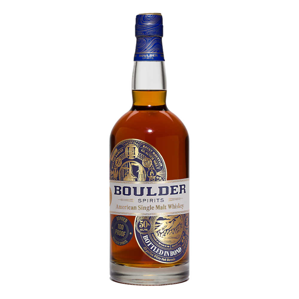 Boulder American Single Malt Whiskey Bottled In  Bond